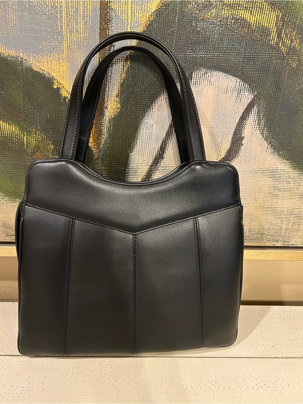 Gucci Petite GG Small Tote w/ Chain - Picture 4 of 15